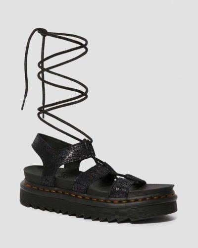Sandalias Dr Martens Nartilla Metallic Gladiator Para Mujer DR1762X
